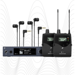 Sennheiser EWIEM/G4TWIN-B Sistema Inalambrico Monitoreo In-ear