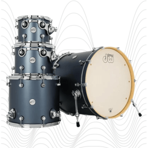 DW Drums Design Maple, Shellpack 4 Piezas - Blue State