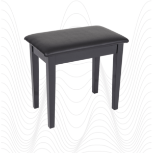 Kinsman KPB01 Banqueta Piano Porta-Accesorios Color: Negro Satín
