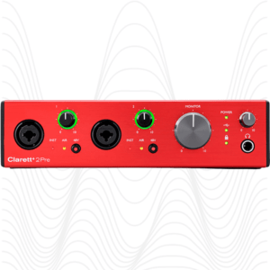 Interfaz de audio Focusrite Clarett+ 2 Pre