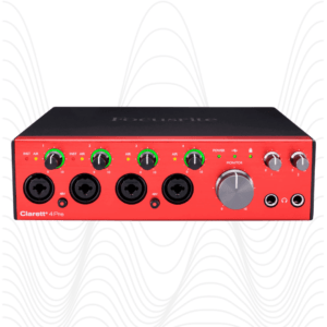 Interfaz de Audio Focusrite Clarett+ 4Pre