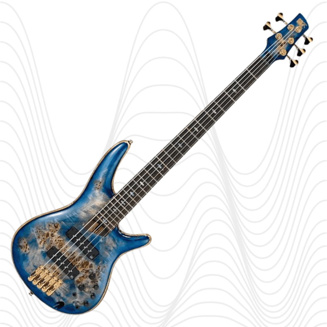 Bajo eléctrico Ibanez SR2605 5 cuerdas – Cerulean Blue Burst
