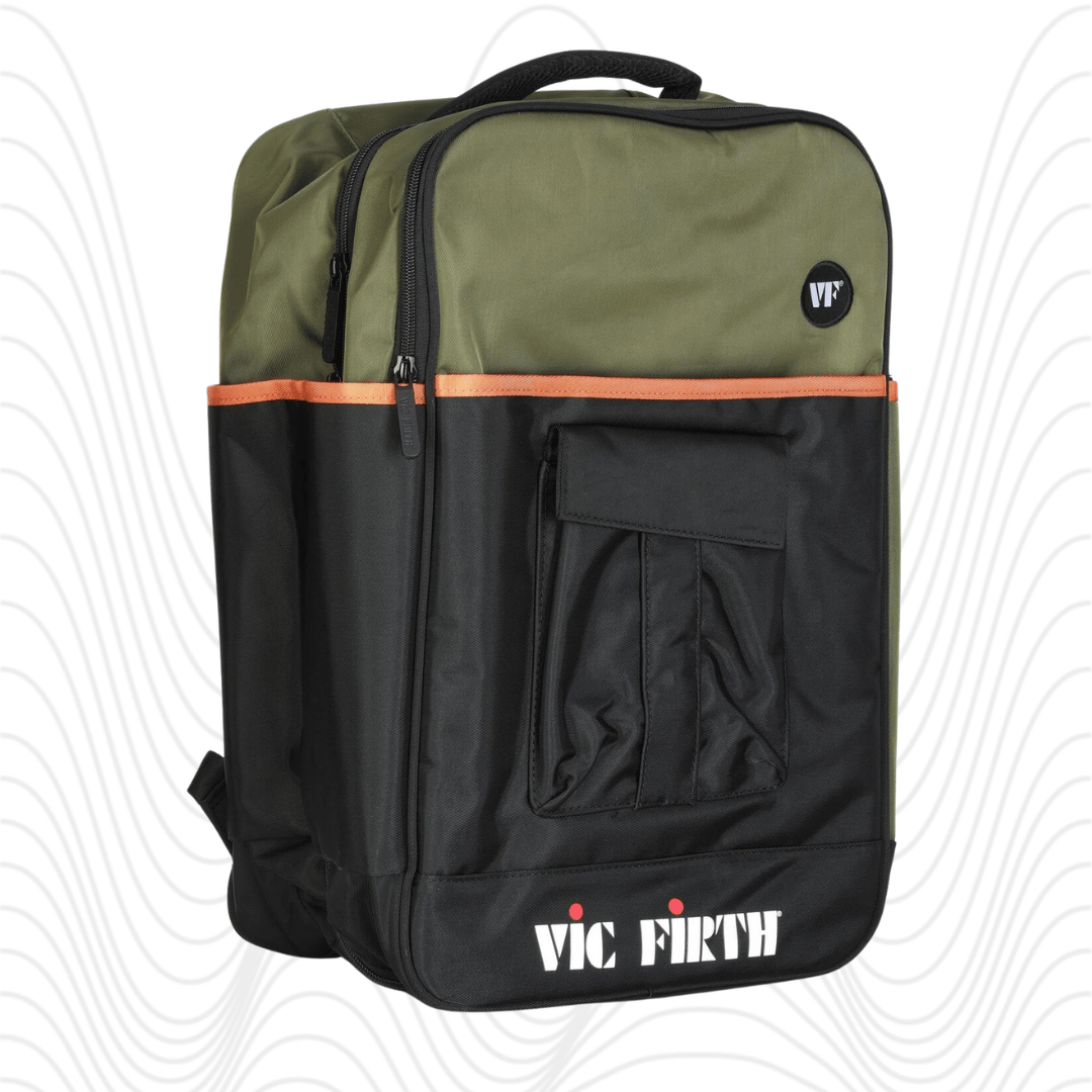Vic Firth Professional Tech Mochila – Verde/Negro