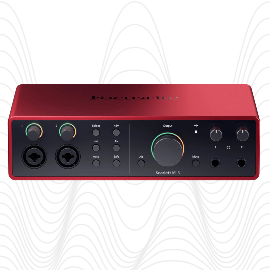 Interfaz de audio Focusrite Scarlett 16I16 4ta generación