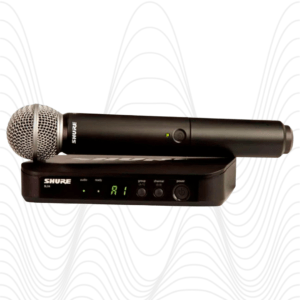 Sistema inalámbrico Shure BLX24/SM58 frecuencia M15