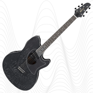 Guitarra electroacústica Ibanez TCM50 - Galaxy Black Open Pore