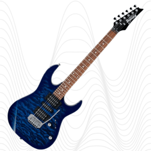 Guitarra eléctrica Ibanez GRX70QA - Transparent Blue Burst