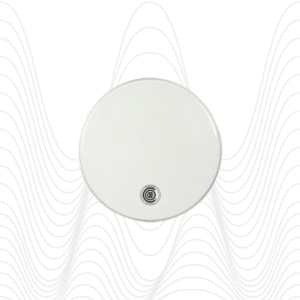 ENIGMA WHITE 22 – Parche Blanco Smooth de Bombo de 22" con Sordina