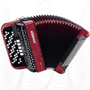Acordeón Hohner Nova III 96 A4173 - Rojo